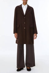 i Blues Cappotto Donna monopetto in misto lana