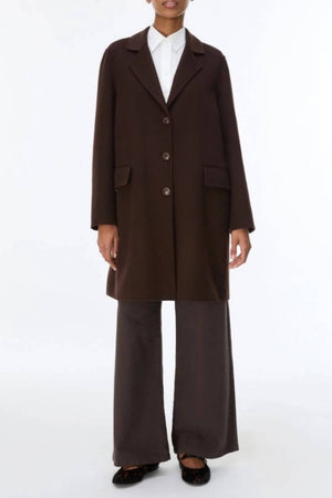 i Blues Cappotto Donna monopetto in misto lana