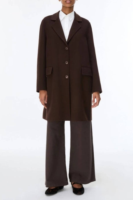 i Blues Cappotto Donna monopetto in misto lana