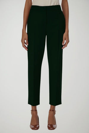 i Blues Pantaloni Donna in tessuto stretch / Verde