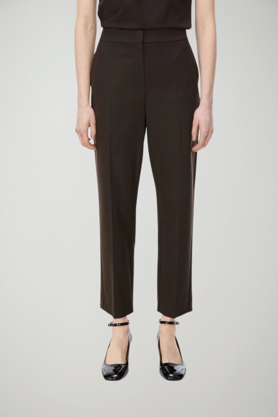 i Blues Pantaloni Donna in tessuto stretch / Moro