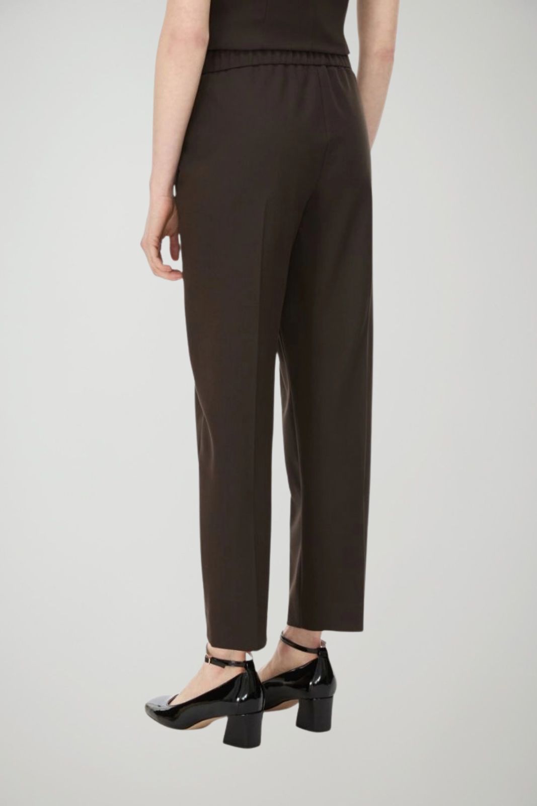 i Blues Pantaloni Donna in tessuto stretch / Moro