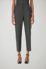 i Blues Pantaloni Donna in tessuto stretch / Antracite