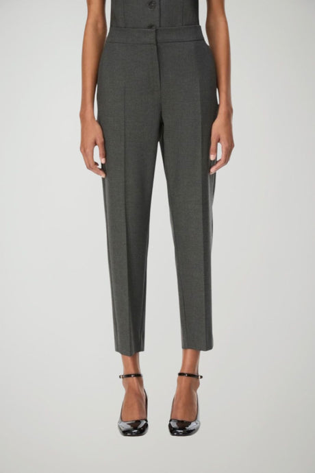 i Blues Pantaloni Donna in tessuto stretch / Antracite