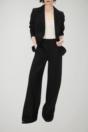 i Blues Tailleur Donna in misto viscosa / Nero