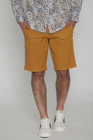 Impure Men's Twill Stretch Bermuda Shorts