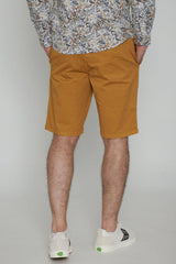 Impure Men's Twill Stretch Bermuda Shorts