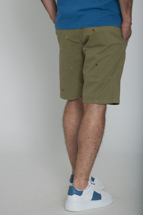 Bermudas Impure para hombre, pantalones cortos chinos de sarga elástica