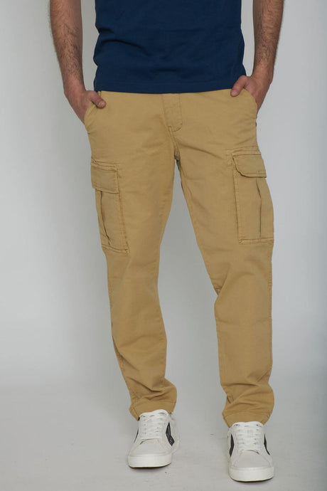 Pantalones cargo largos y tobilleros Impure para hombre en sarga elástica