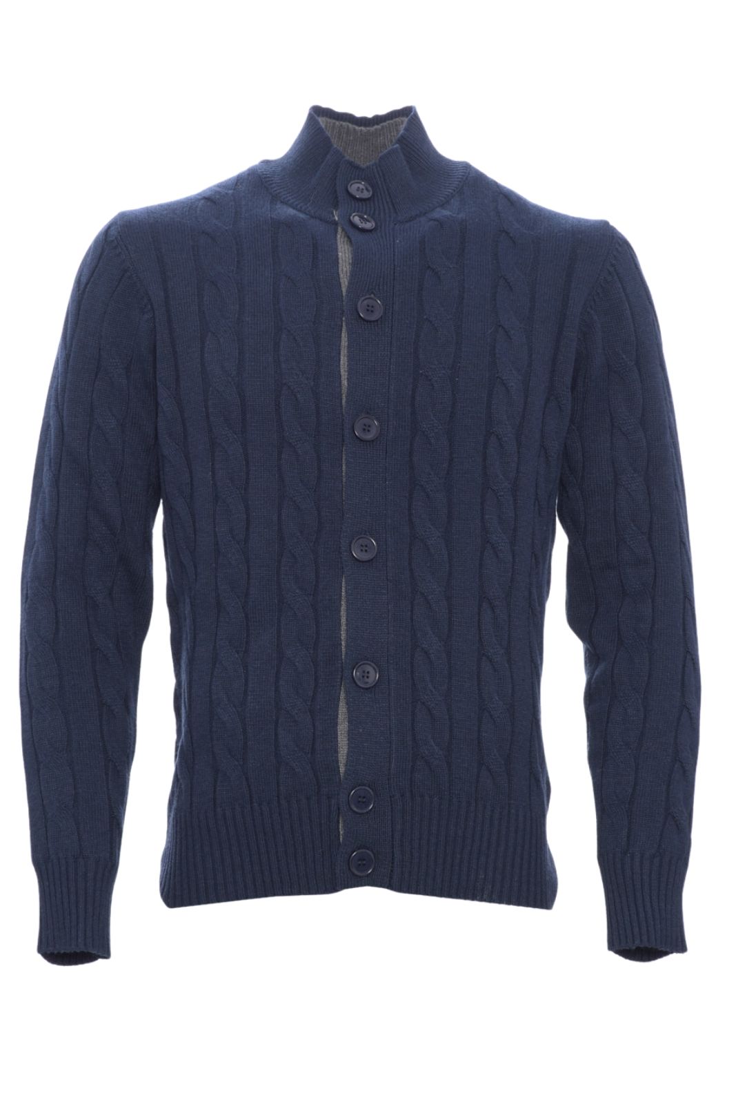 Cashmere Company men's cable knit cardigan