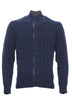 Cashmere Company men's cable knit cardigan