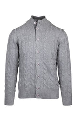 Cashmere Company men's cable knit cardigan