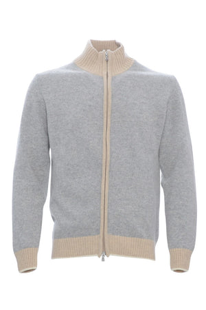 Cashmere Company men's wool blend cardigan