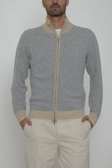 Cashmere Company men's wool blend cardigan