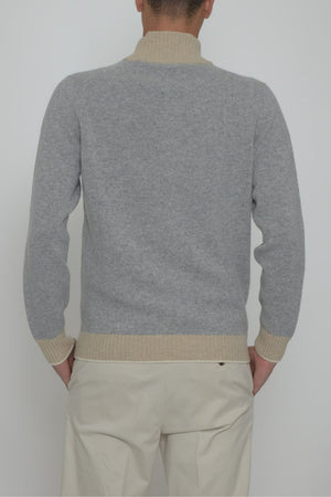 Cashmere Company men's wool blend cardigan