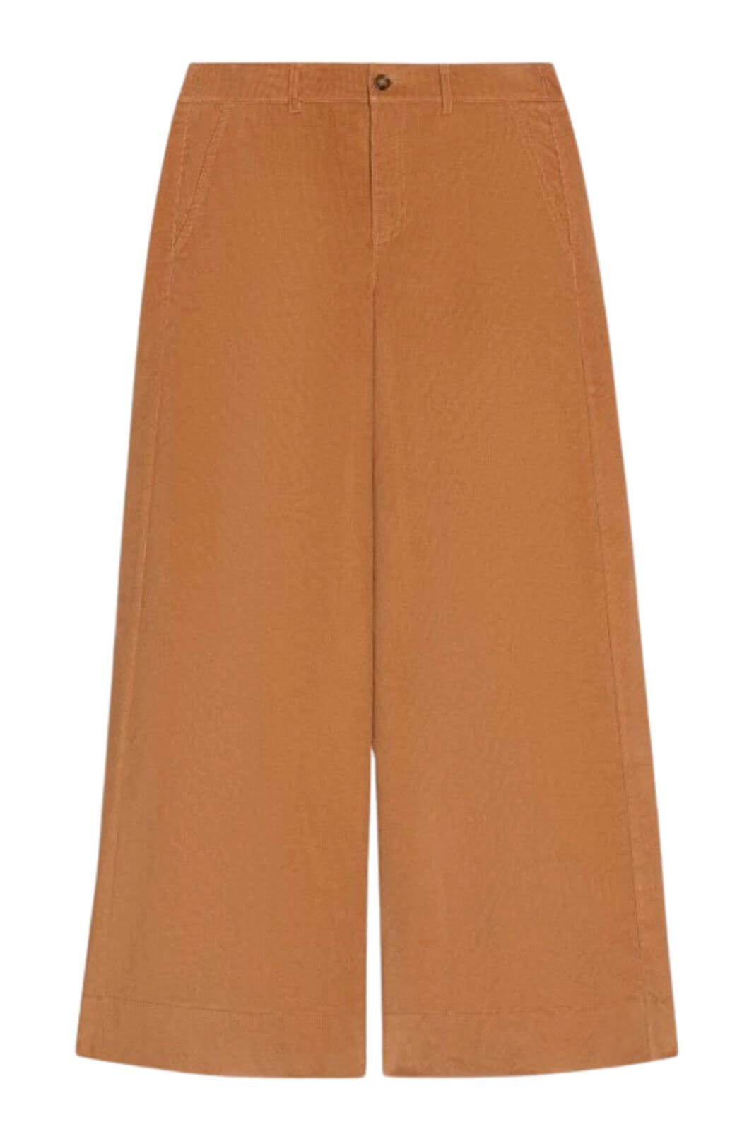 i Blues Pantaloni Donna Wide Leg in velluto / Cammello