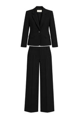 i Blues Tailleur Donna in misto viscosa / Nero