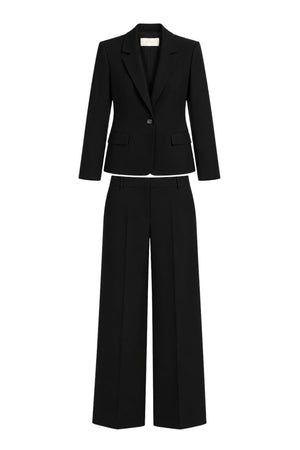 i Blues Tailleur Donna in misto viscosa / Nero