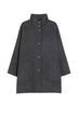 Cappotto da donna I Blues modello cappa over fit fronte