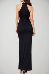 Iblues Abito Donna in crepe con scollo americano