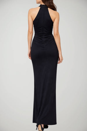 Iblues Abito Donna in crepe con scollo americano