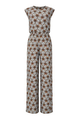 Iblues Jumpsuit Donna smanicata con stampa all over