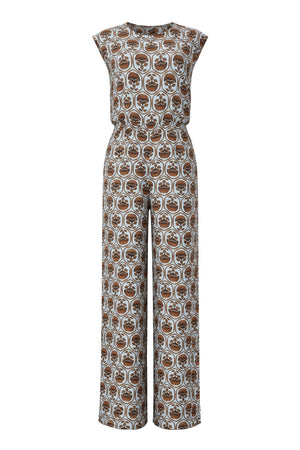 Iblues Jumpsuit Donna smanicata con stampa all over