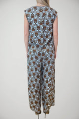 Iblues Jumpsuit Donna smanicata con stampa all over