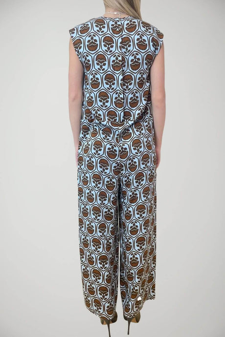 Iblues Jumpsuit Donna smanicata con stampa all over