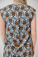 Iblues Jumpsuit Donna smanicata con stampa all over