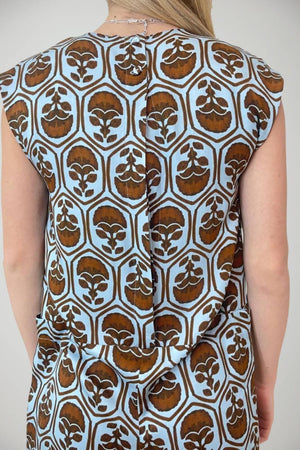 Iblues Jumpsuit Donna smanicata con stampa all over