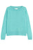 Iblues Maglia Donna scollo a barca misto lino / Acqua Marina