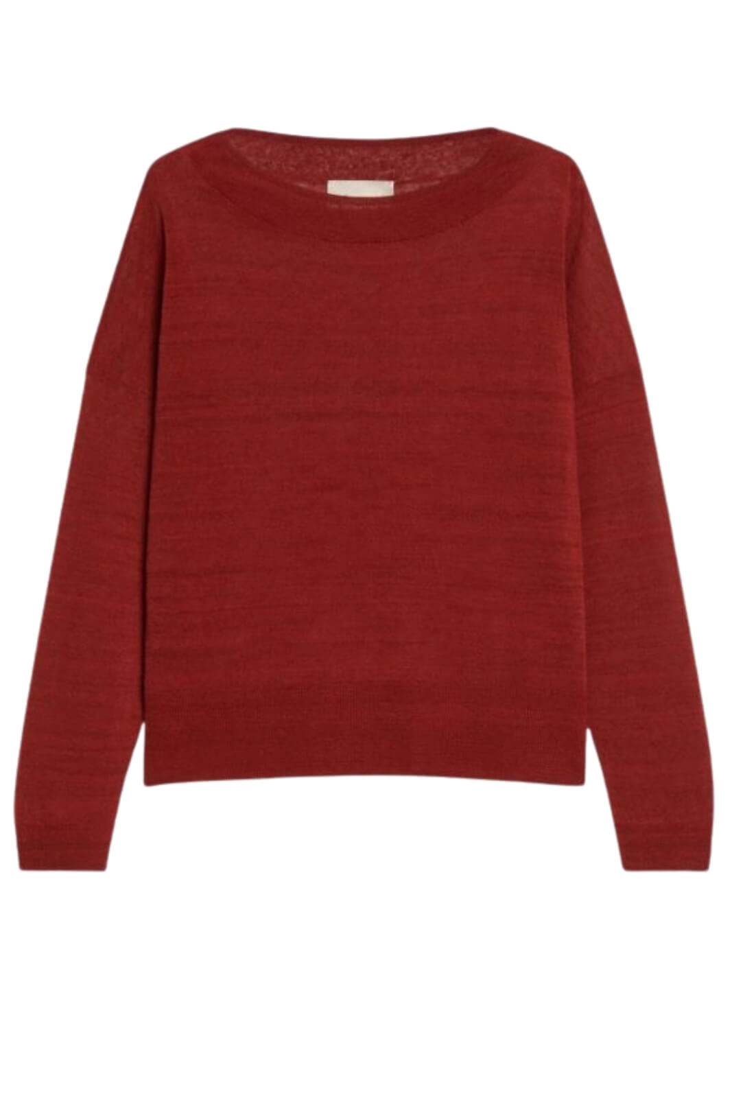 Iblues Maglia Donna scollo a barca misto lino / Bordeaux
