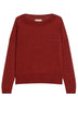 Iblues Maglia Donna scollo a barca misto lino / Bordeaux