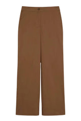 Iblues Pantaloni Donna in popeline wide leg / Biscotto