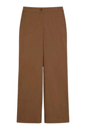 Iblues Pantaloni Donna in popeline wide leg / Biscotto