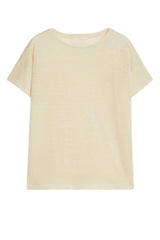 Iblues T-shirt Donna in lino spalla scesa