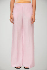 Pantaloni da donna Iblues in lino wide leg