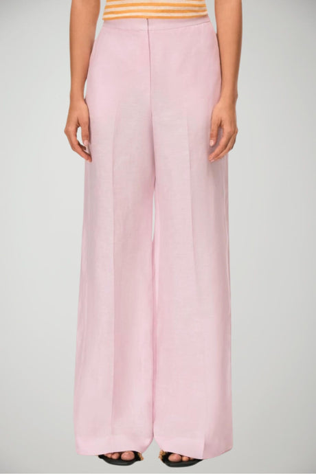 Pantaloni da donna Iblues in lino wide leg