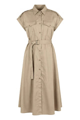 Icona Abito donna chemisier in cotone con  cintura coordinata