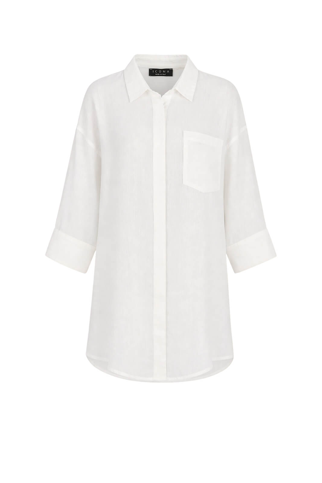 Icona Camicia Donna Lunga in Lino