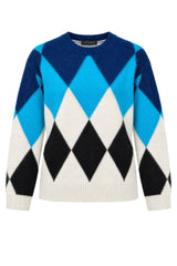 Icona Maglia Donna con Rombi Multicolore
