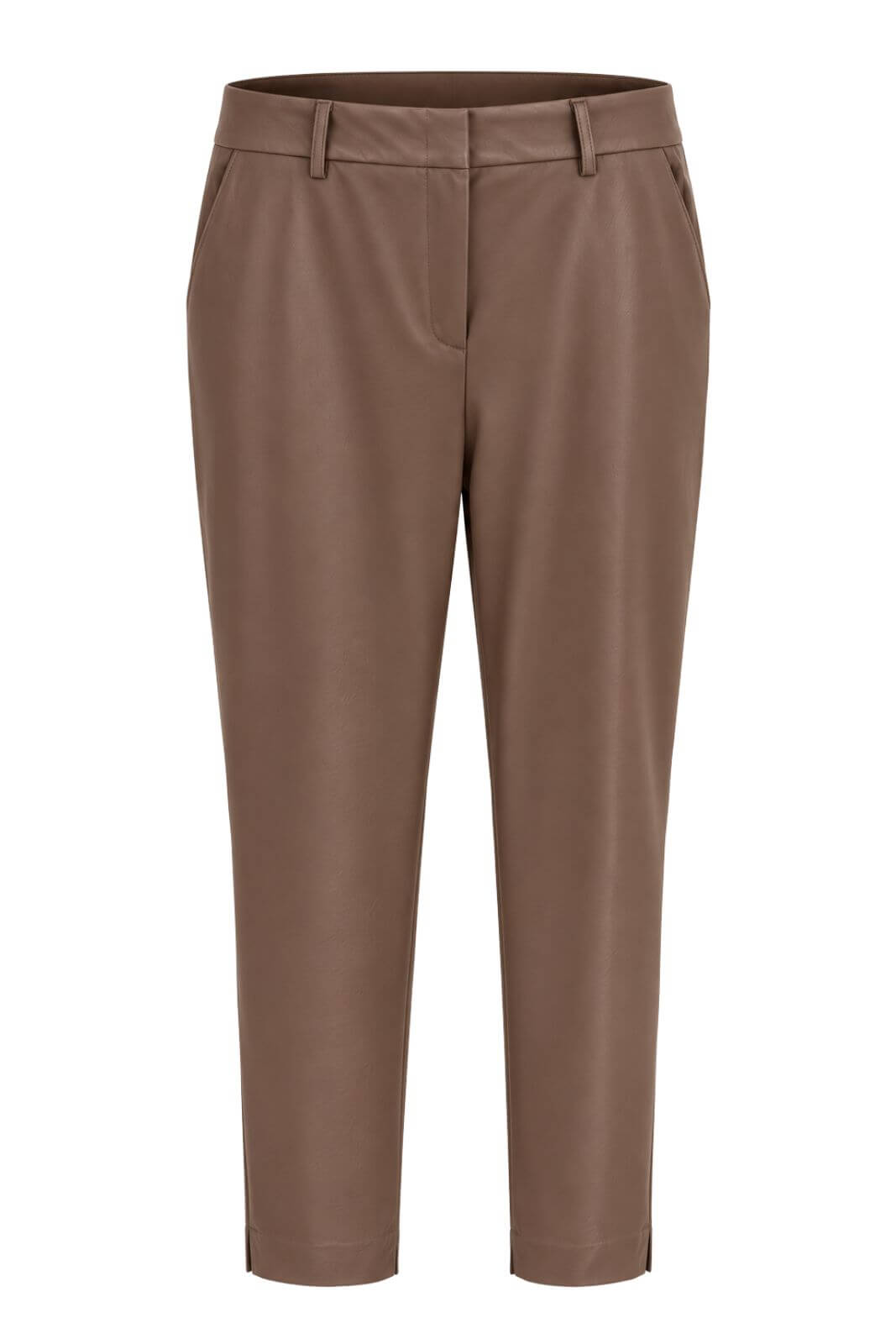 Icona Pantaloni Donna Vita Alta in Ecopelle
