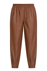 Icona Pantaloni Donna Slip On in Ecopelle