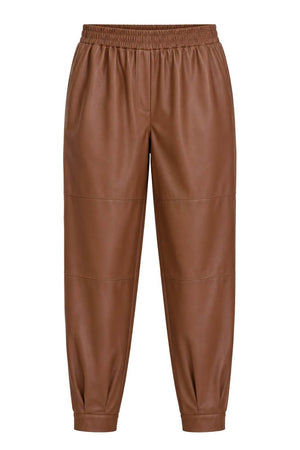 Icona Pantaloni Donna Slip On in Ecopelle