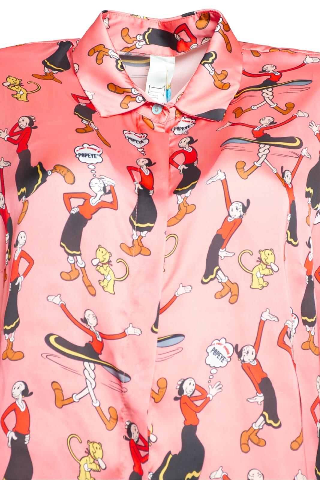 Camicia donna olivia popeye dettaglio