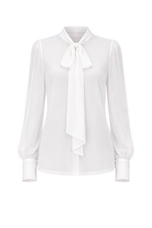 Imperial Camicia Donna in viscosa con fiocco