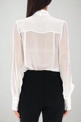 Imperial Camicia Donna in viscosa con fiocco