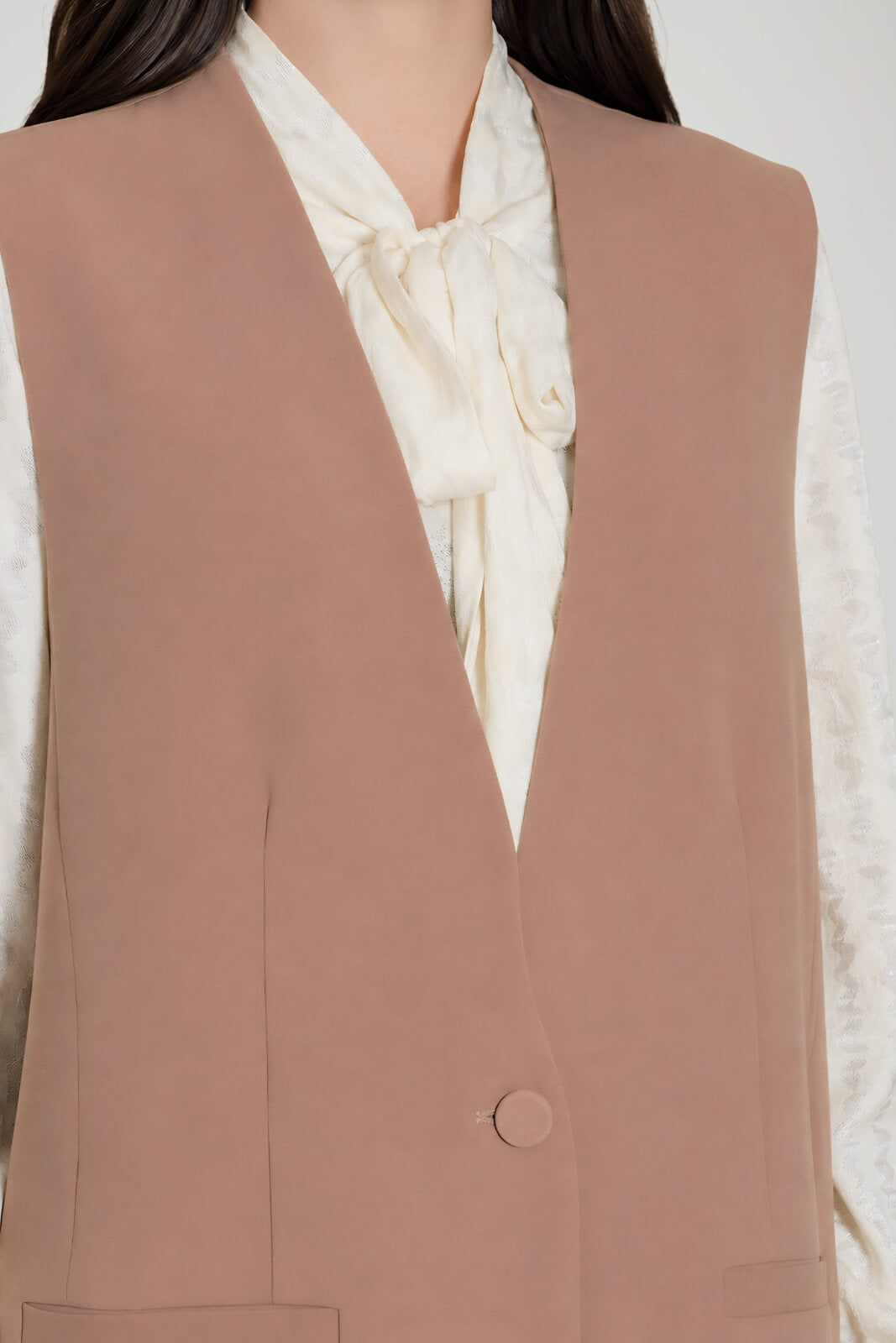 Imperial Gilet Donna lungo monopetto
