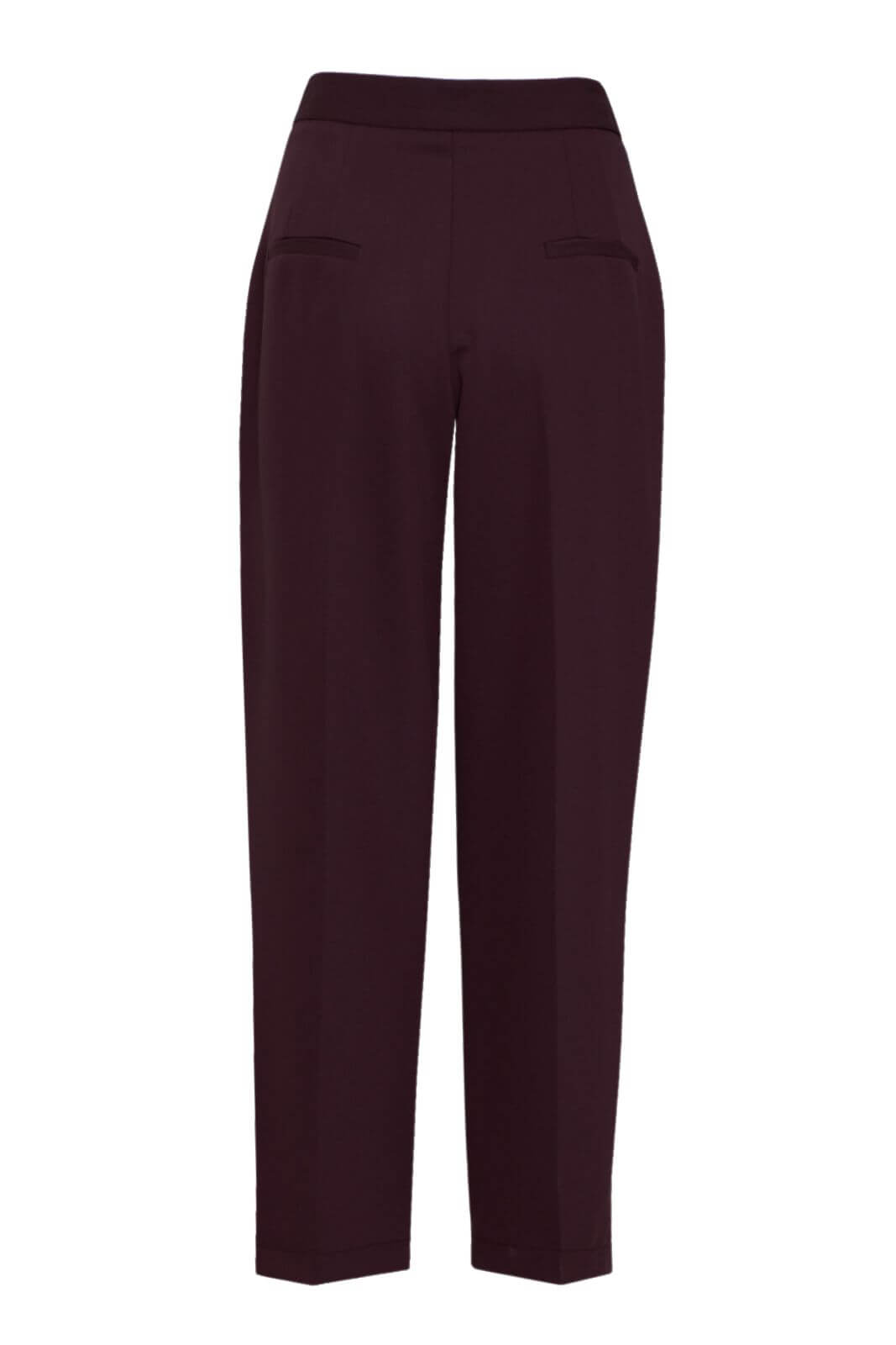 Imperial pantaloni donna cropped prugna